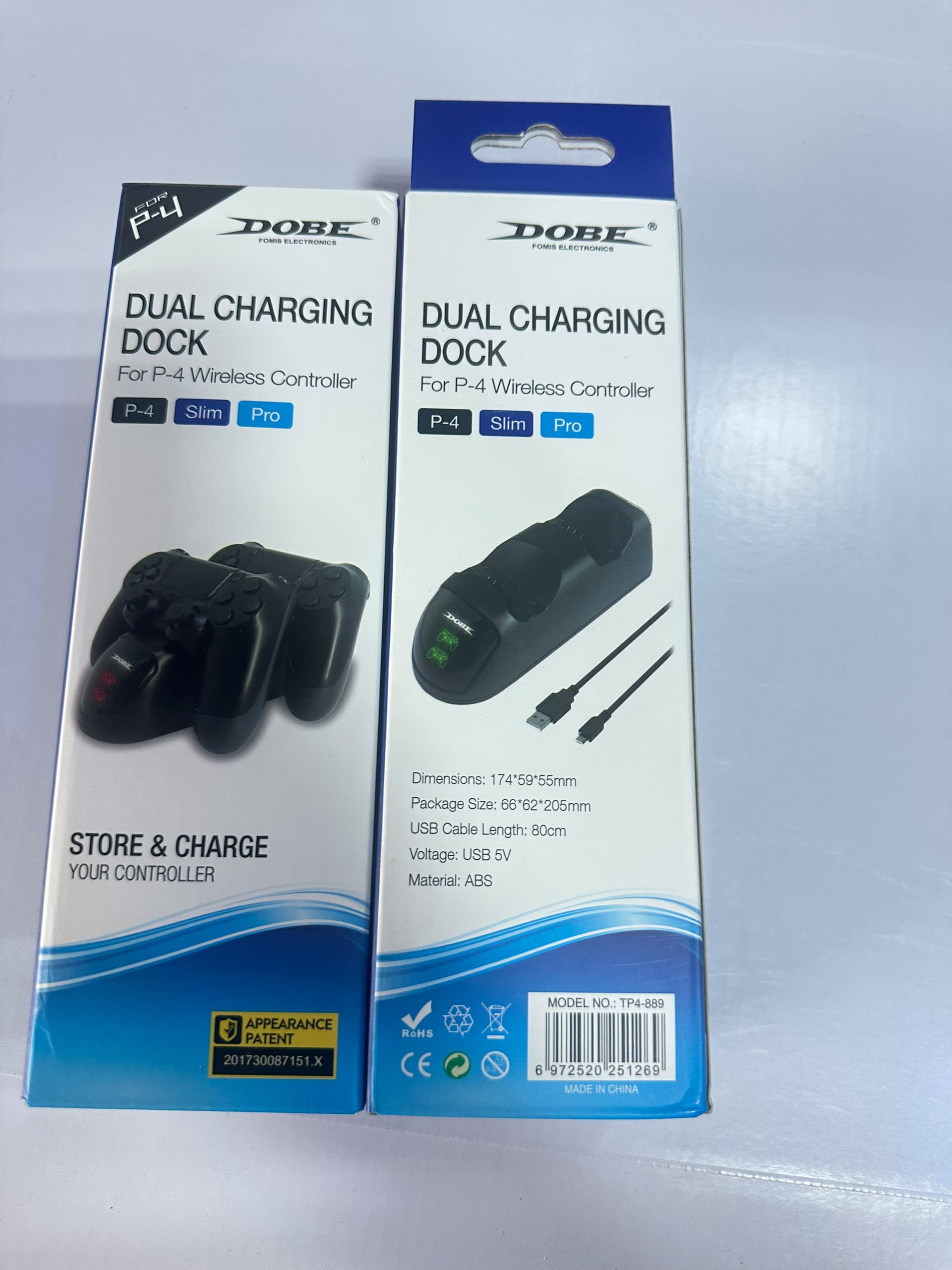 DOBE Dual Charging Dock for PS4 Wireless Controllers