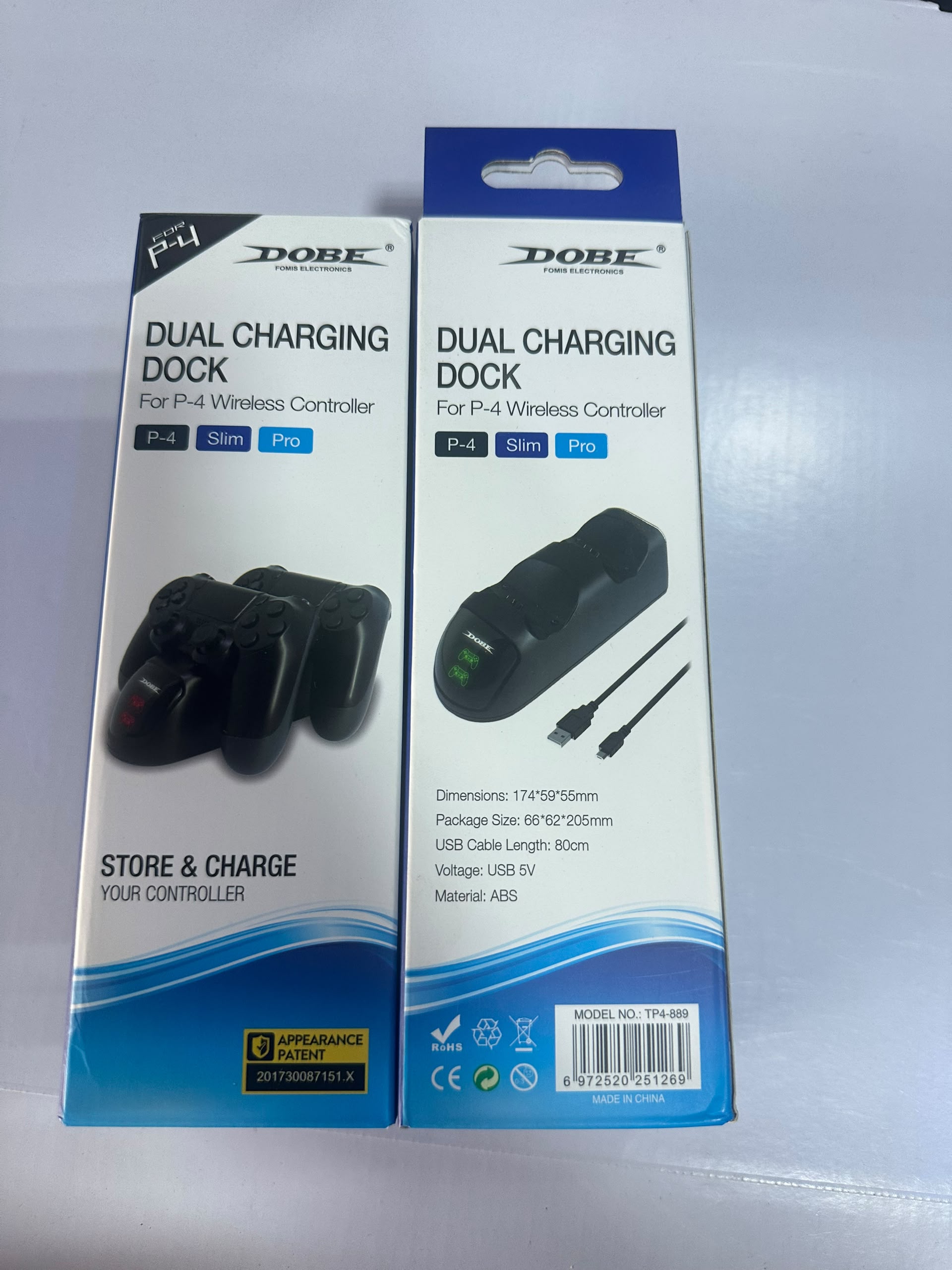 DOBE Dual Charging Dock for PS4 Wireless Controllers