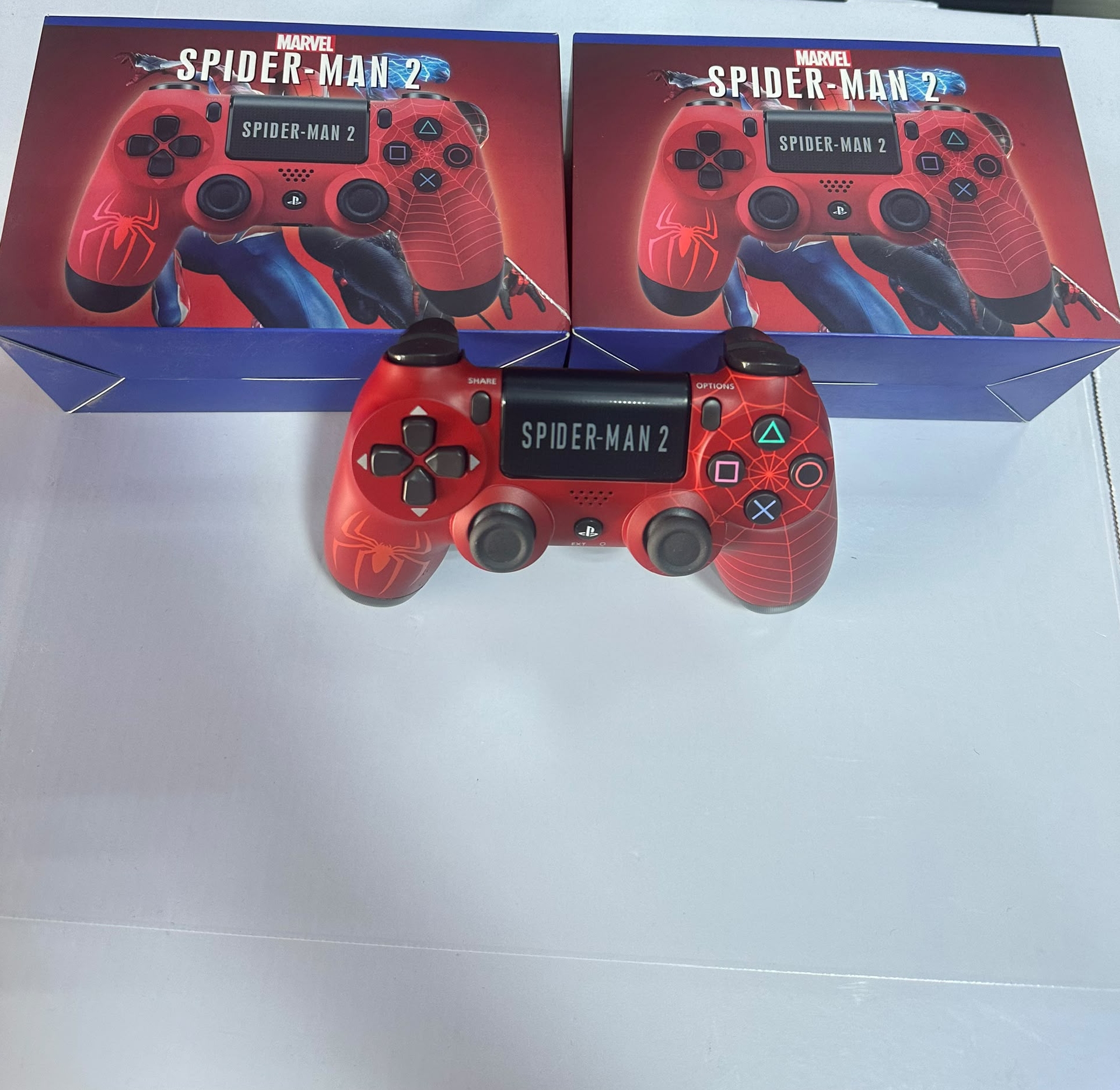 Marvel Spider-Man 2 Wireless Controller for PS4 – Red