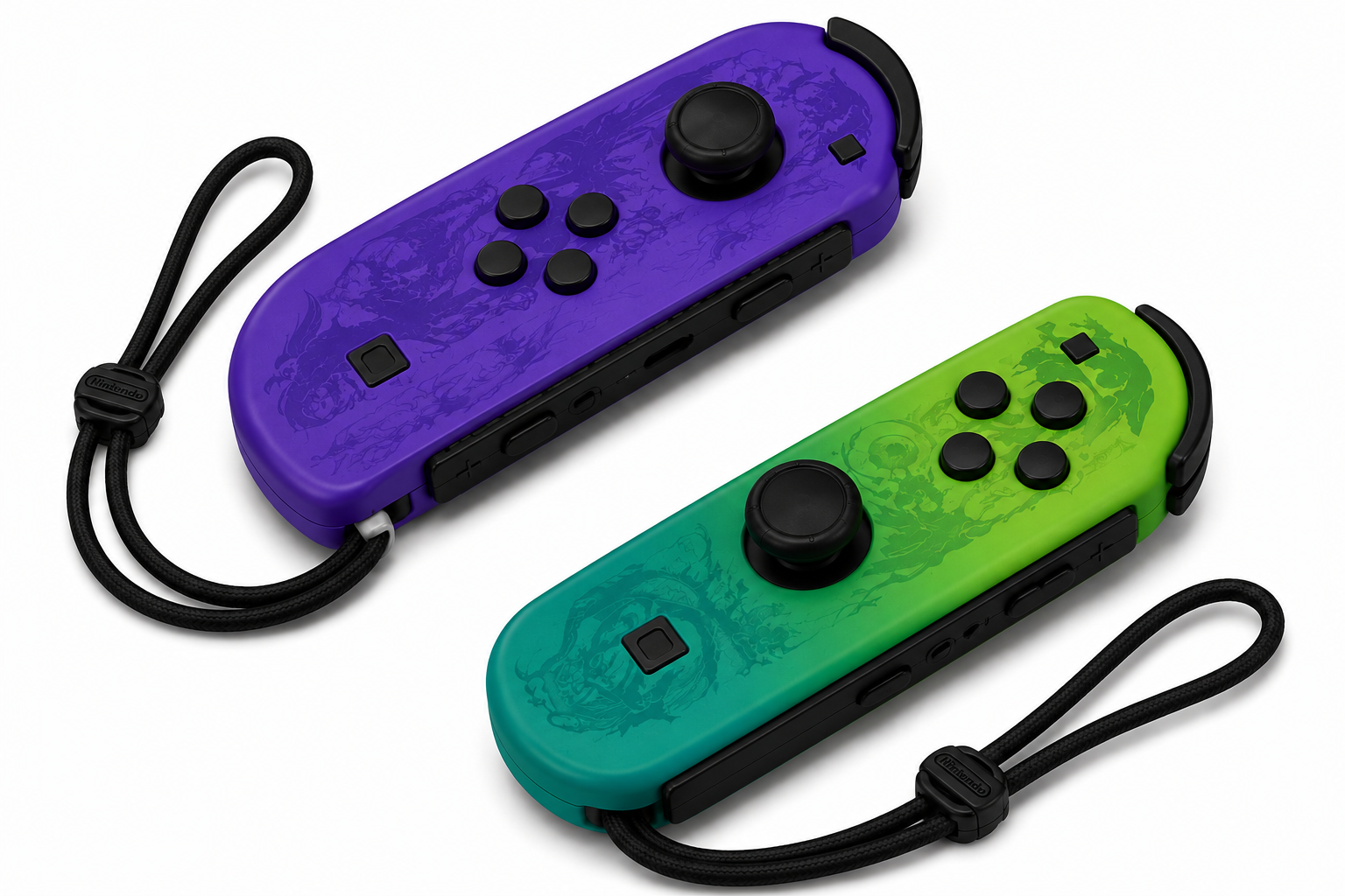 Nintendo Switch Joy-Con Controllers – Purple & Green + Free Gift 🎁