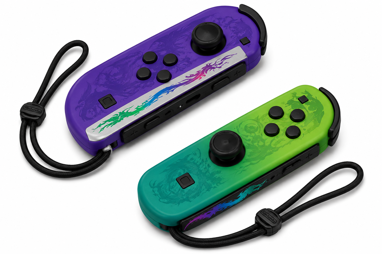 Nintendo Switch Joy-Con Controllers – Purple & Green + Free Gift 🎁