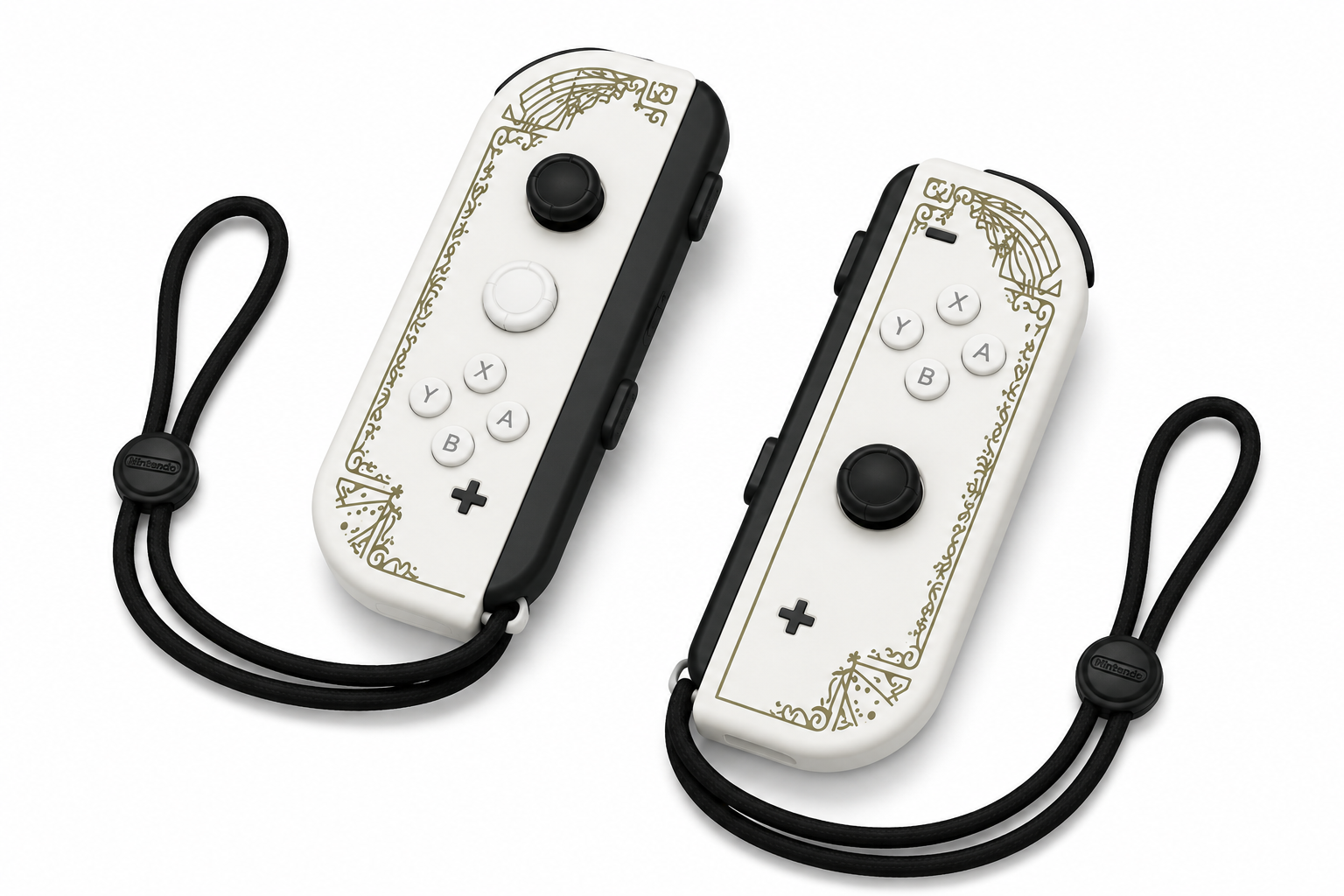 Nintendo Switch Joy-Con Controllers – White Decorative Design with free gift 🎁