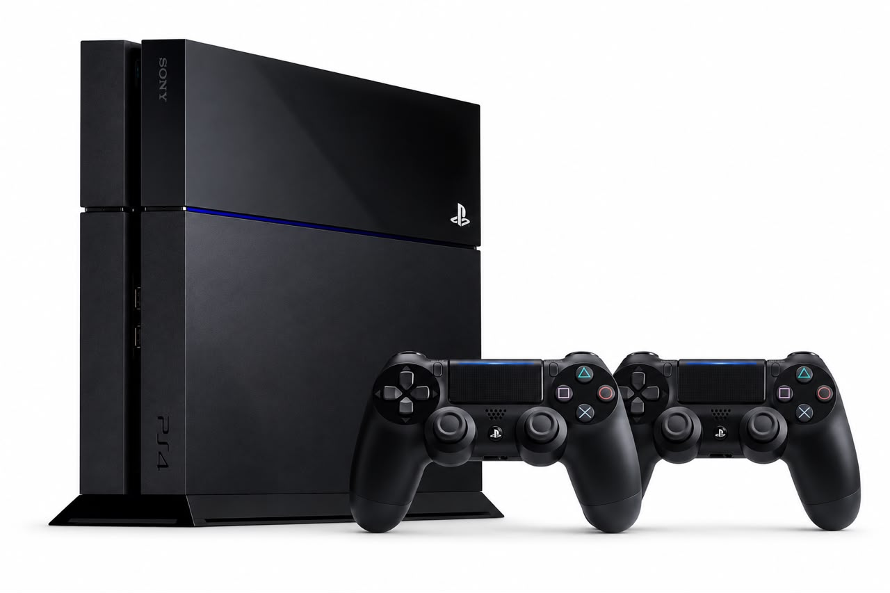 Sony PlayStation 4 (PS4) Fat Console – UK Used + 2 Original Controllers + 🎁 FREE GIFT