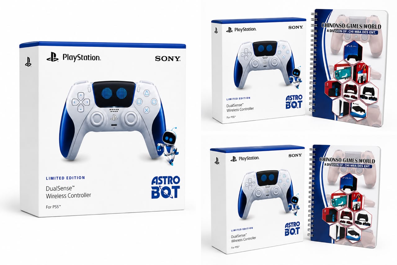 Sony PlayStation 5 DualSense Wireless Controller – Astro Bot Limited Edition (Brand New)