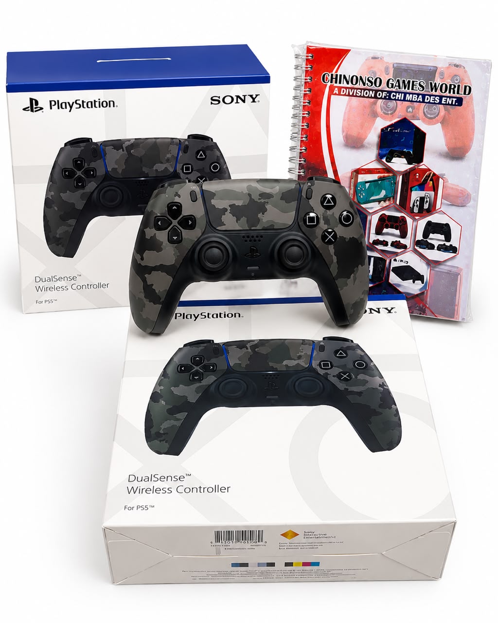 Sony PlayStation 5 (PS5) DualSense Wireless Controller – Camouflage Edition (Brand New) + 🎁 FREE GIFT