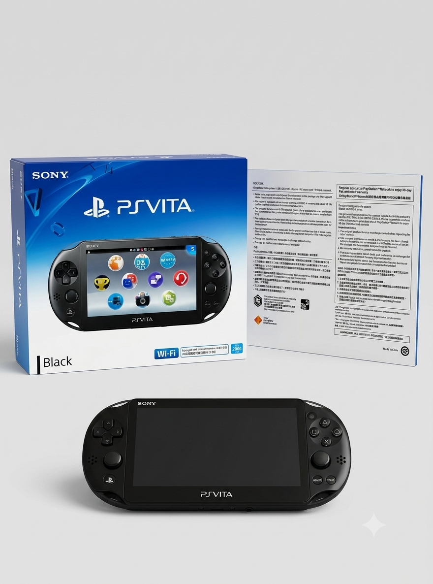Sony PlayStation Vita (PS Vita) Slim (PCH-2000) Console – Black